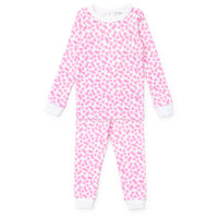 Lila + Hayes Ava Pajama Set in Pink Confetti Hearts