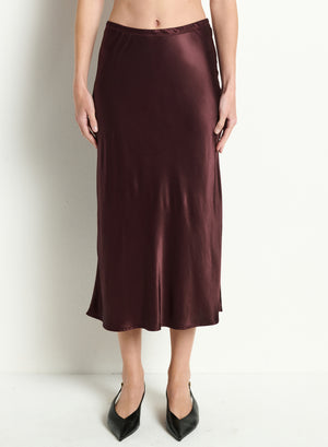 LEILA BIAS CUT SKIRT