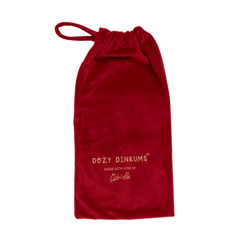 Olli Ella Lullaby Dozy Dinkum in Custard/Red