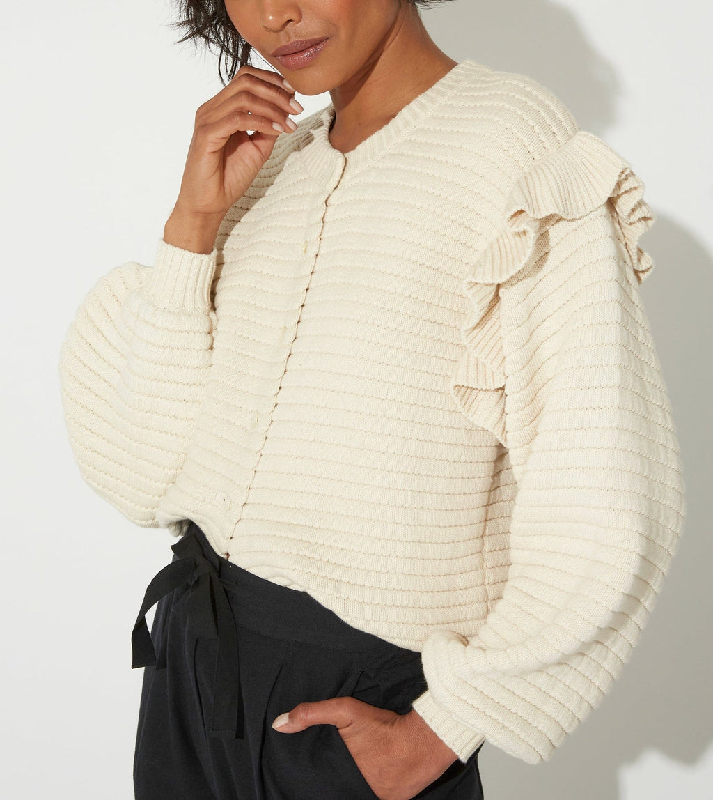 Cleobella Maelle Cardigan in Cream