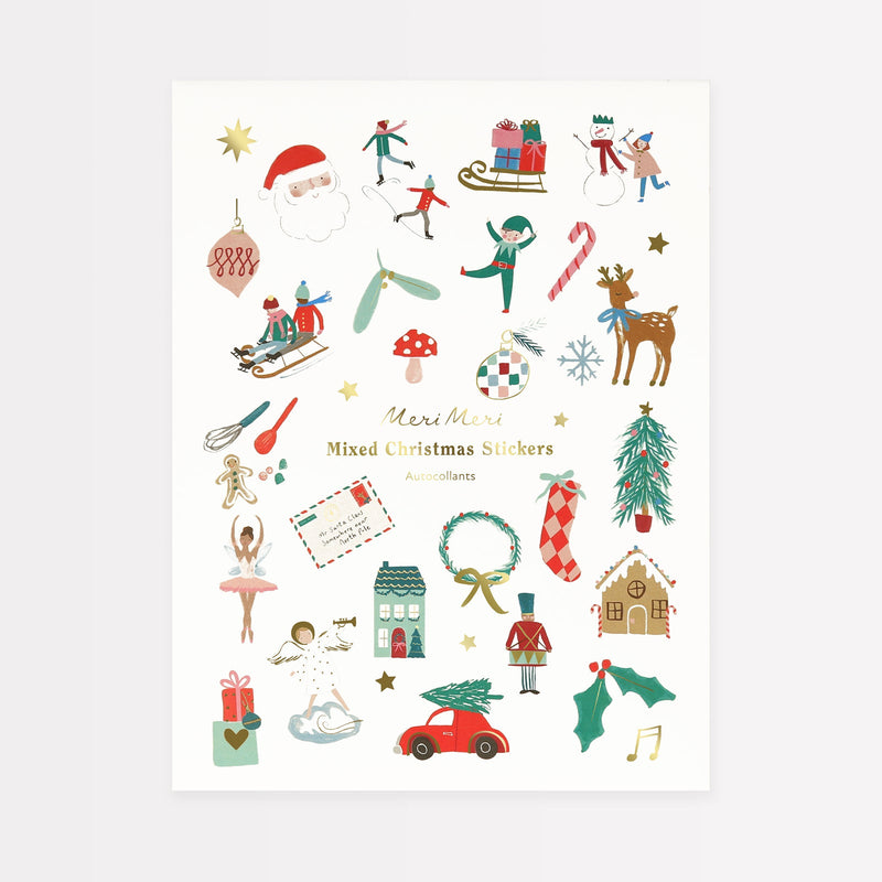 Meri Meri Mixed Icon Christmas Stickers