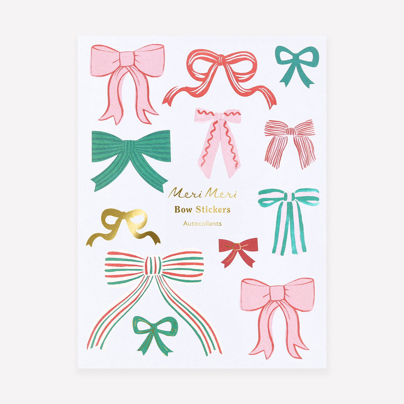 Meri Meri Holiday Bow Stickers