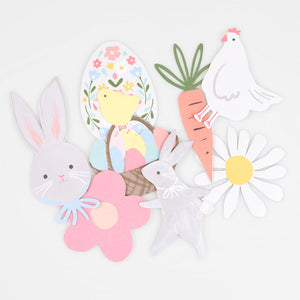 Meri Meri Easter Themed Shaped Stickers