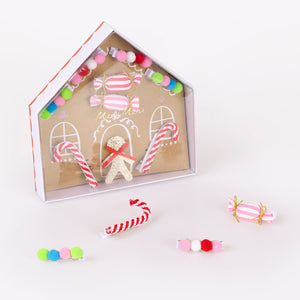 Meri Meri Gingerbread House Hair Clips
