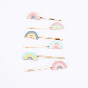 Meri Meri Enamel Rainbow Hair Slides