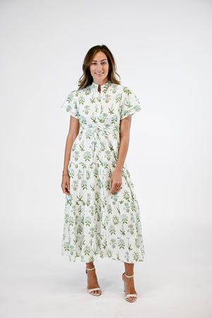 Victoria Dunn Magnolia Flutter Dress in Wildflower