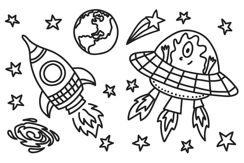 My First Big Book of Outer Space Coloring Book