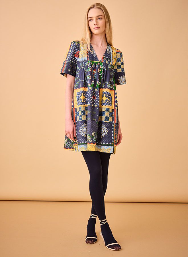 Hunter Bell Youjin Dress in Langford Patchwork