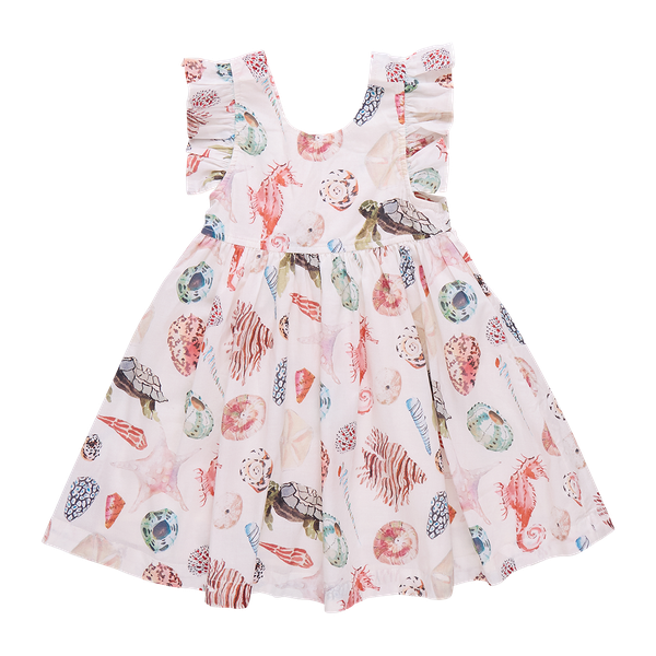 Pink Chicken Liv Dress in Watercolor Shells