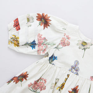 Pink Chicken Brooke Dress in Notebook Botanical