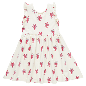 Pink Chicken Organic Kelsey Dress in Lobsters