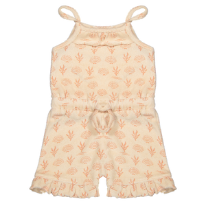 Riffle Amsterdam Gaya Terry Romper in Seashells