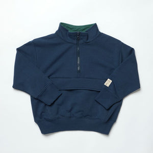 Coop Kids By Pink Chicken Recess Half Zip in Navy