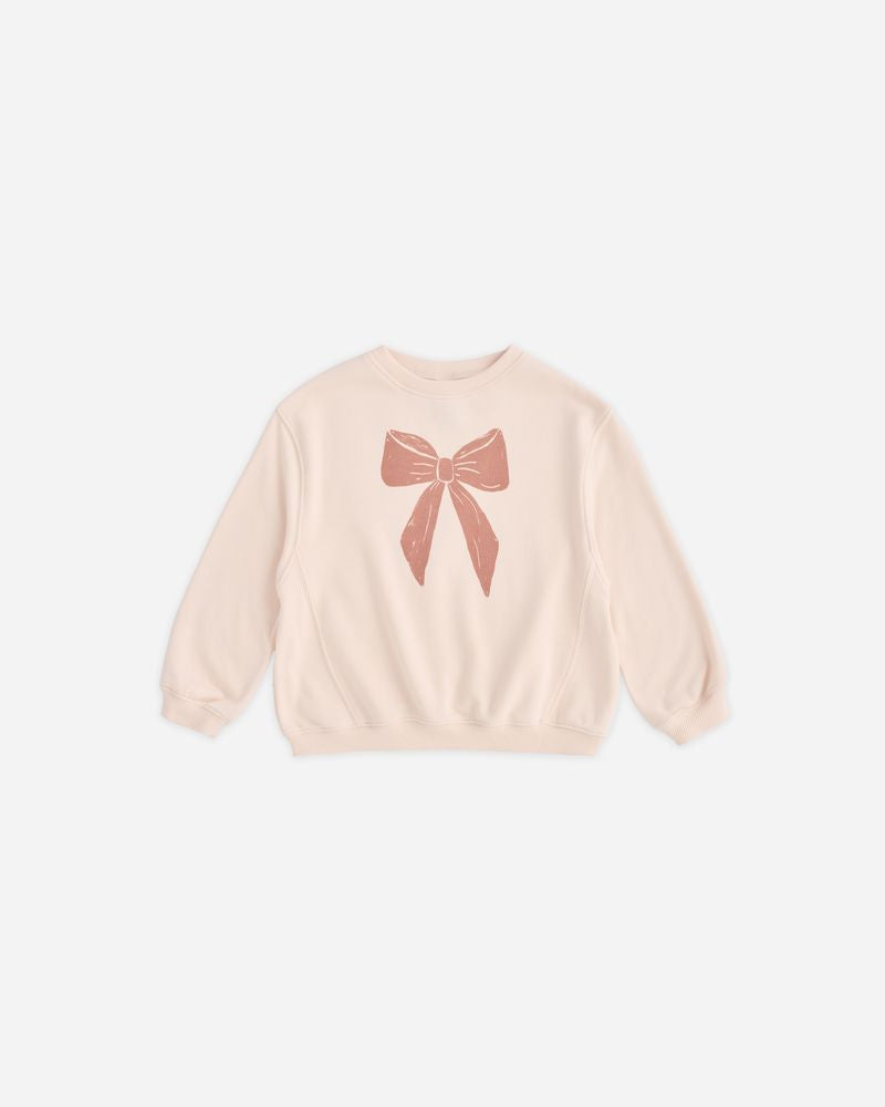 Rylee + Cru Racer Sweatshirt in Bow