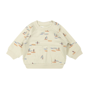 Riffle Amsterdam Milo Sweatshirt in Surf