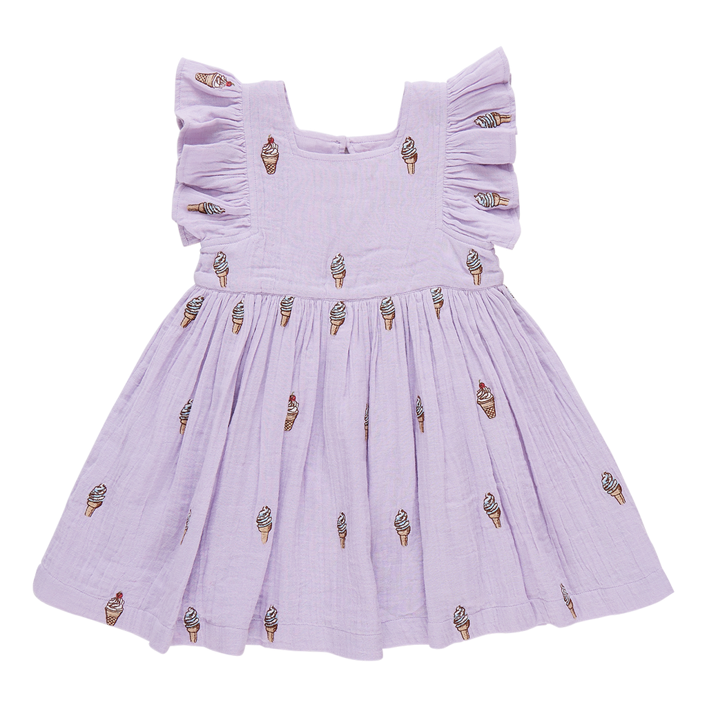 Pink Chicken Elsie Dress in Lavender Soft Serve