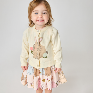 Pink Chicken Baby Maude Sweater in Bunny