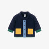 Petit Bateau Sherpa Jacket in Navy