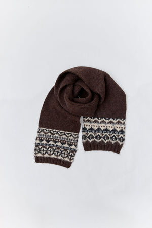 FAIR ISLE KNIT SCARF