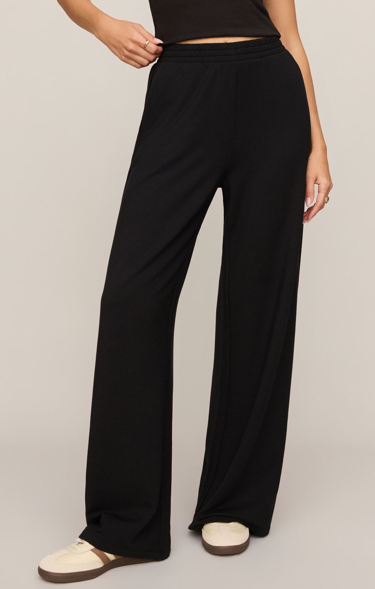 Z Supply In Transit Modal Pant in Black