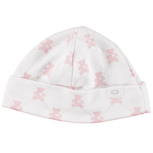 Pimalu Hat in Light Pink Teddy Bears