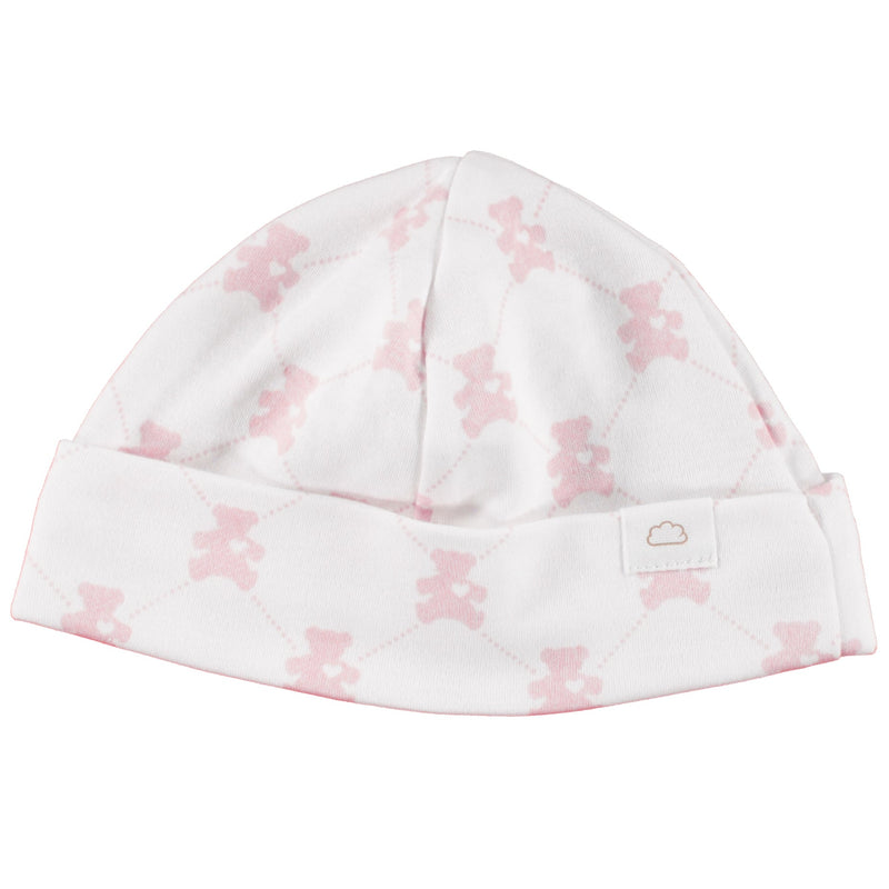 Pimalu Hat in Light Pink Teddy Bears