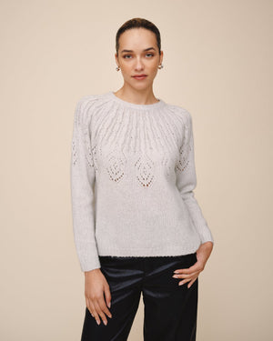 Bella Dahl Relaxed Sweater - Frosted Oat