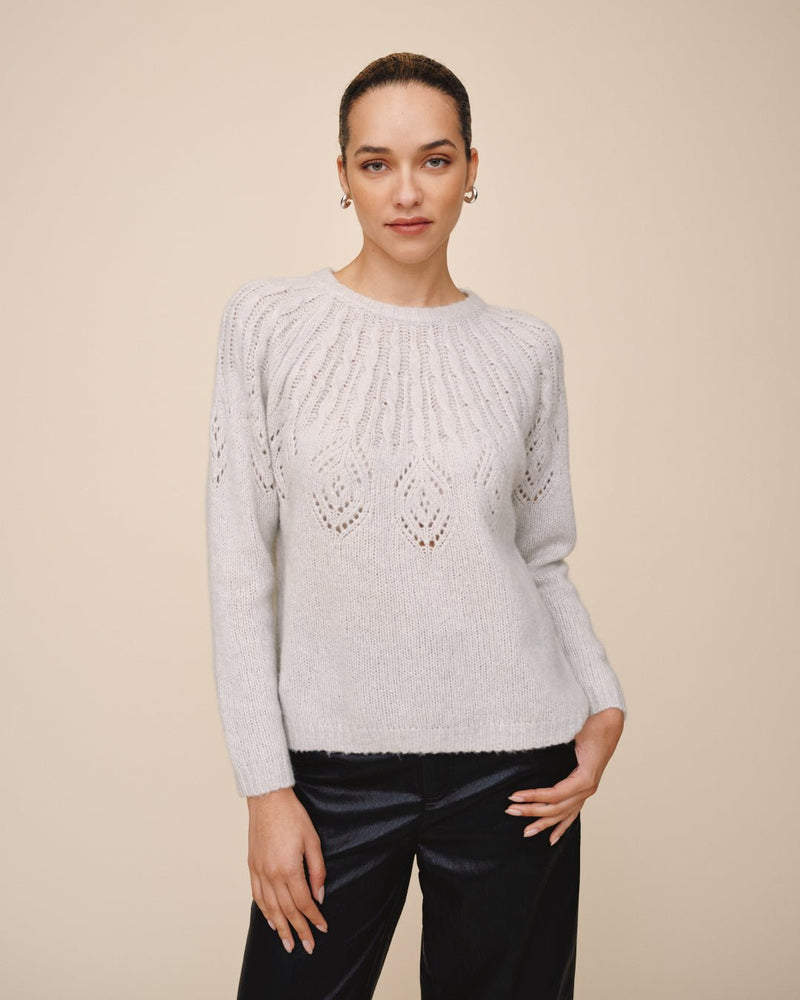 Bella Dahl Relaxed Sweater - Frosted Oat