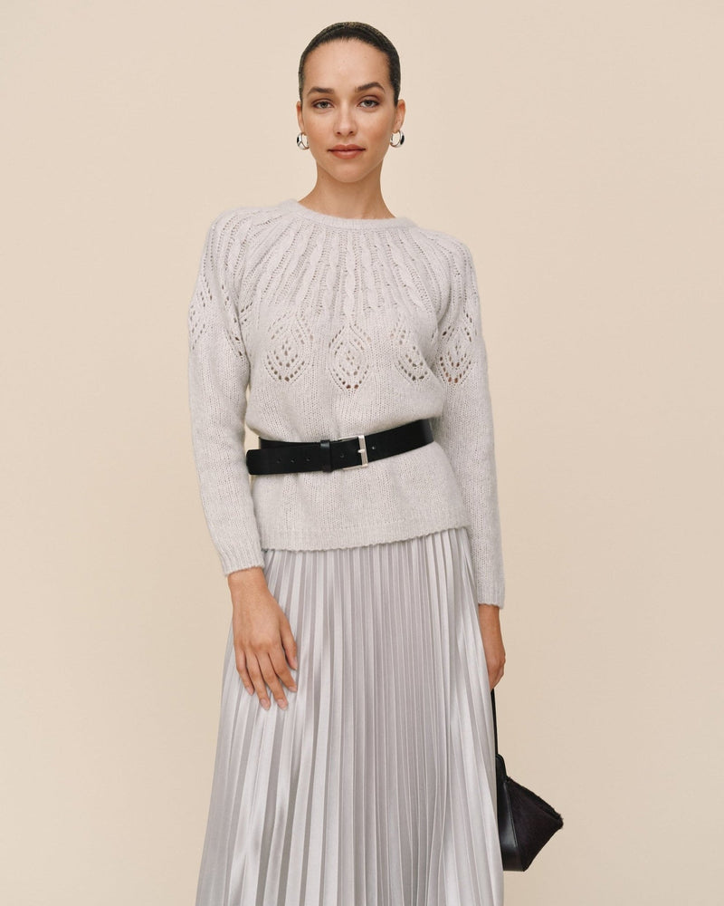 Bella Dahl Relaxed Sweater - Frosted Oat