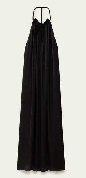 BA&SH Backless Sola Dress in Noir