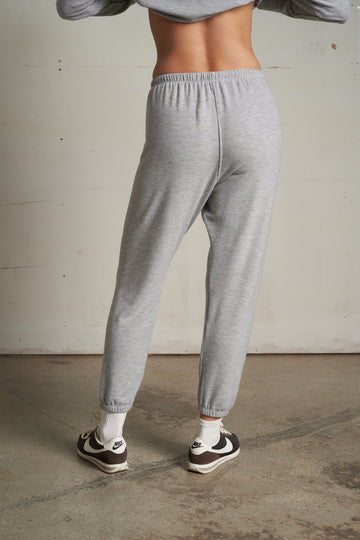perfectwhitetee Mare Jersey Jogger in Grey