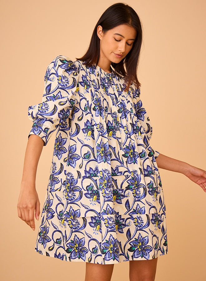 Hunter Bell Sidney Dress in Porcelain Floral