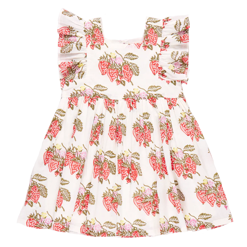 Pink Chicken Elsie Dress in Wild Strawberries