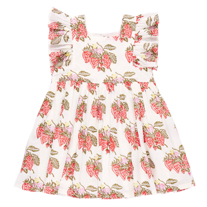 Pink Chicken Elsie Dress in Wild Strawberries