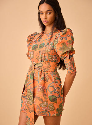 Hunter Bell Sutton Dress in Mandarin Ikat