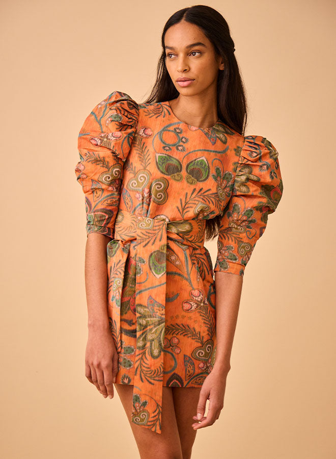 Hunter Bell Sutton Dress in Mandarin Ikat