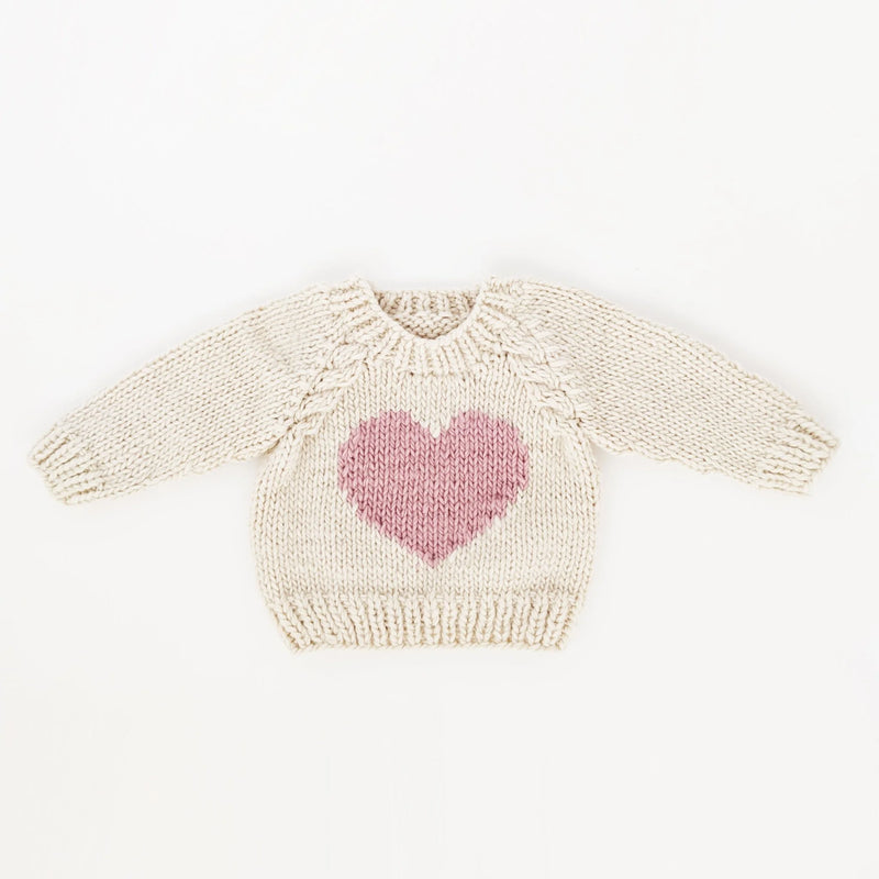 Huggalugs Sweetheart Crew Neck Sweater