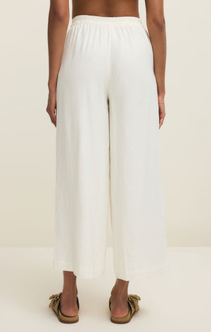 Z Supply Scout Linen Flare Pant in White