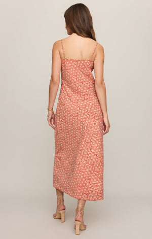 Z Supply Emela Iris Floral Midi Dress