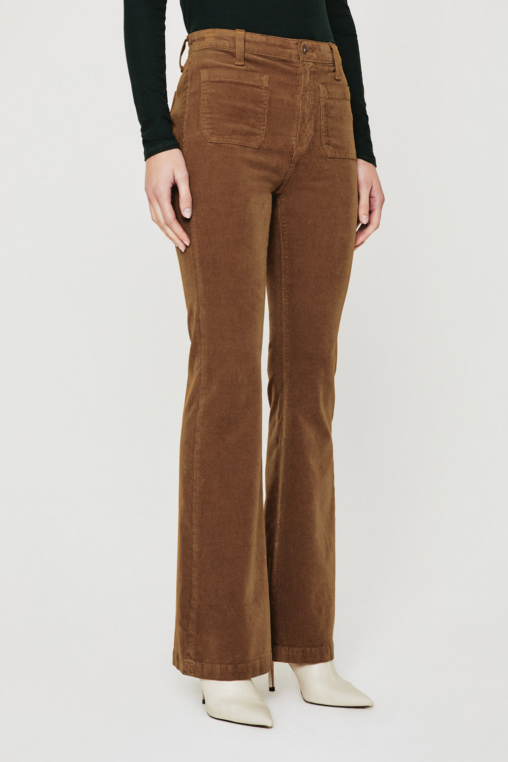 AG Patch Pocket Corduroy Pant in Caramel