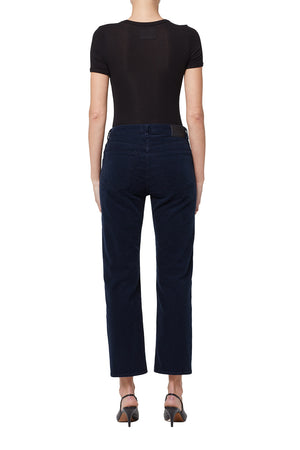 Citizens of Humanity Zurie Corduroy Ankle Pant in Navy