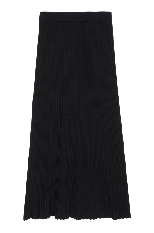 Rails Milena Knit Midi Skirt in Black