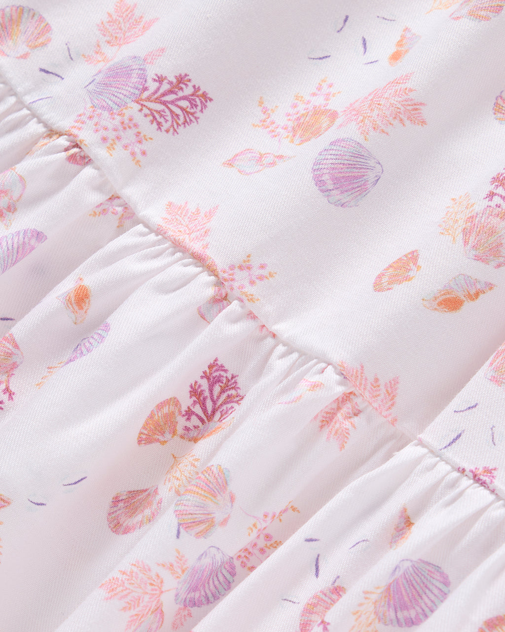 Petite Plume Girls Lily Nightgown in Seashell Splendor