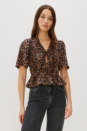 Rails Portia Top in Brown Nala