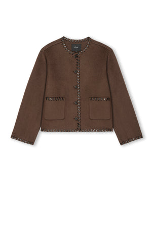 Rails Melanie Jacket in Dark Brown