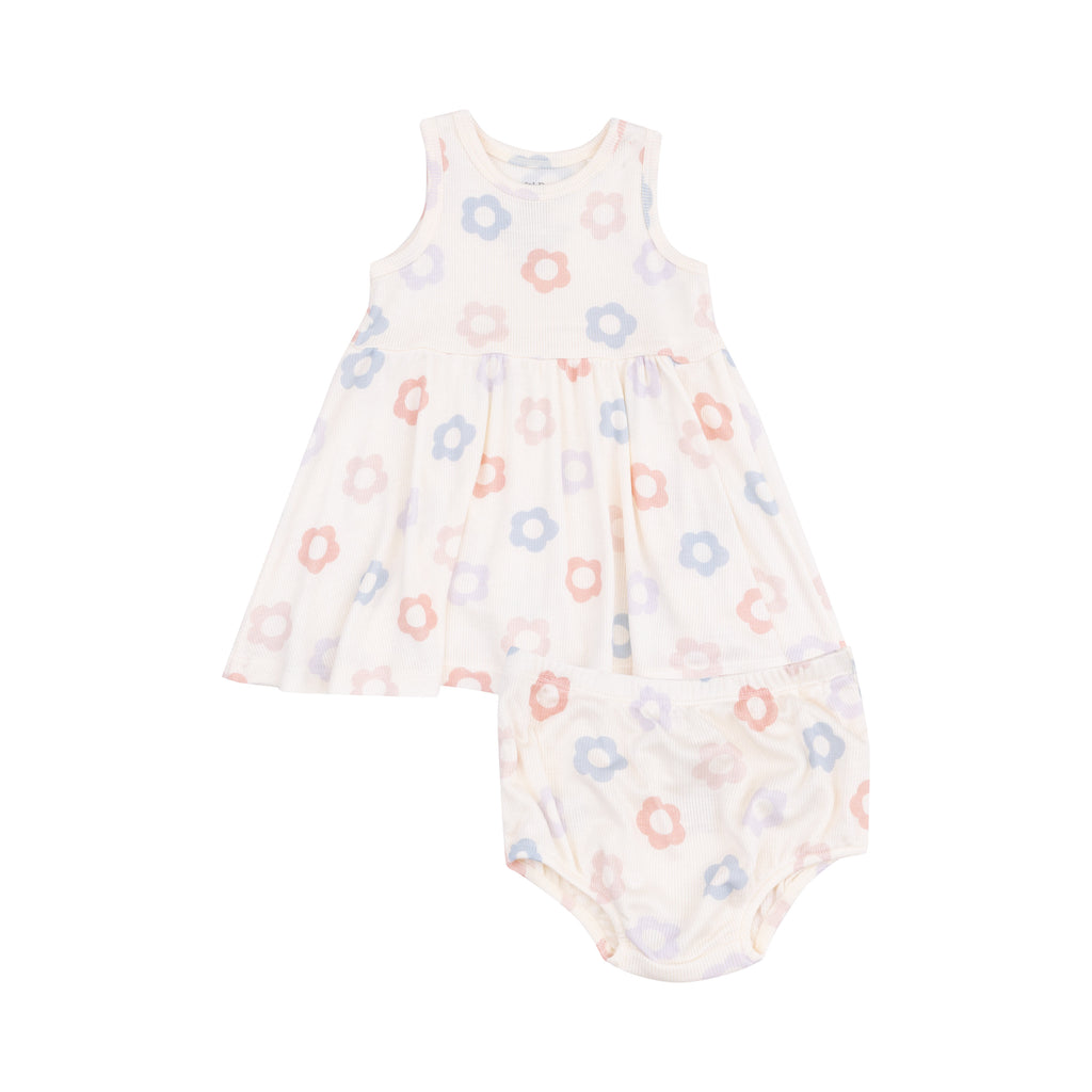 Angel Dear Tank Dress in Daisy Pop