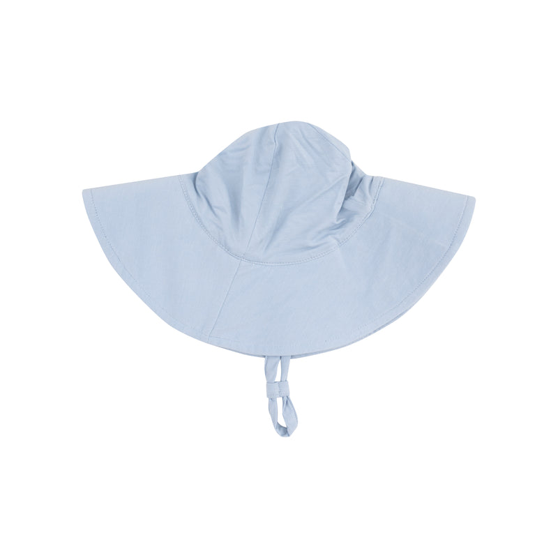 Angel Dear Wide Brim Sunhat in Blue Fog