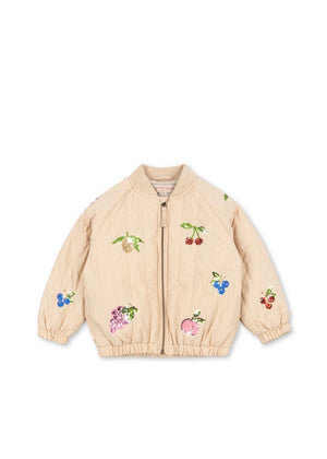 Konges Slod Juno Sequin Bomber Jacket in Frappe