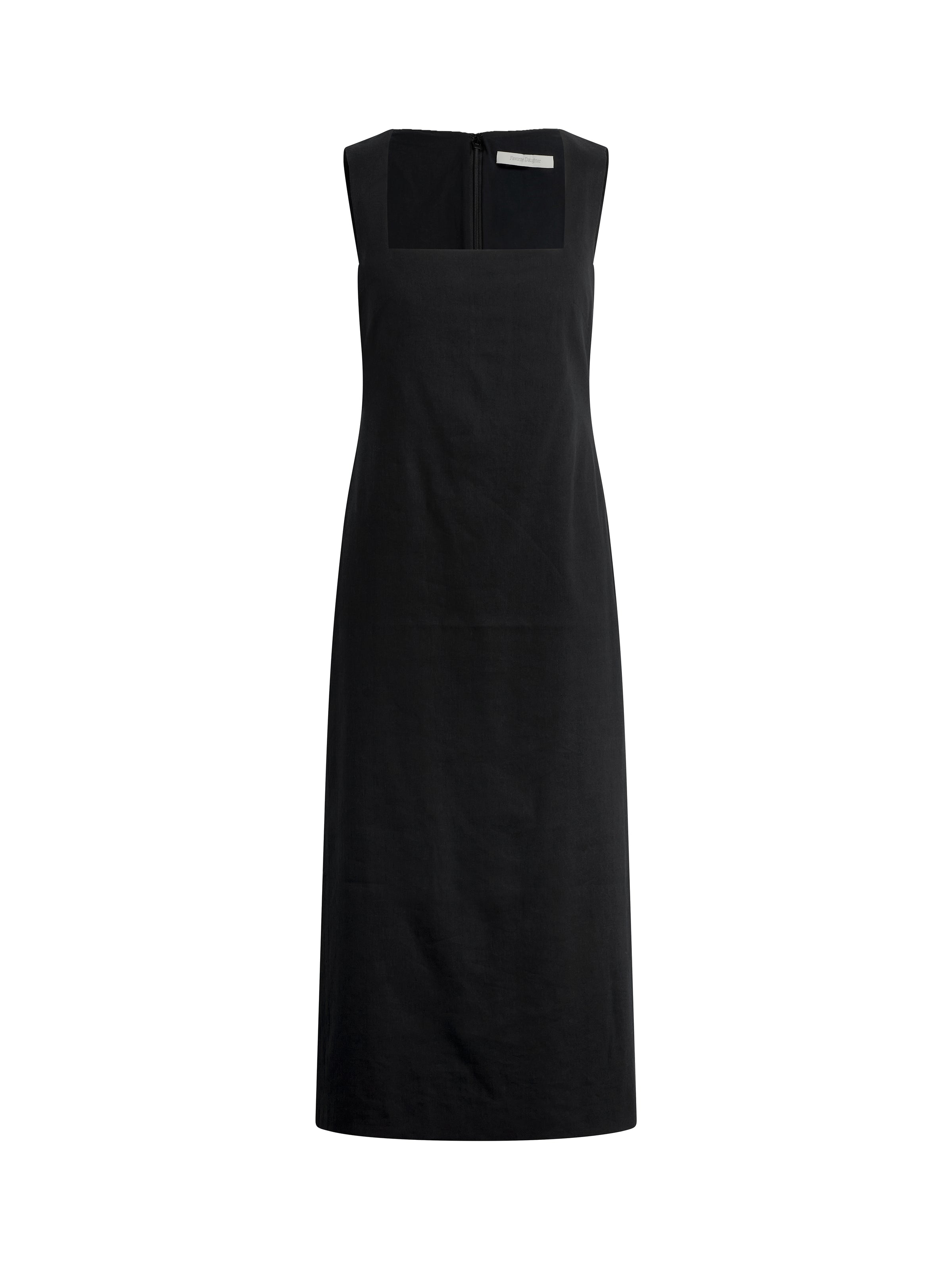 Favorite Daughter The Perfect Opportunity Linen Dress Black / 6 Favorite Daughter The Perfect Opportunity Linen Dress Black / 6