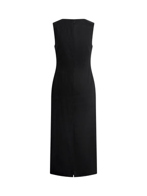 Favorite Daughter The Perfect Opportunity Linen Dress in Black
